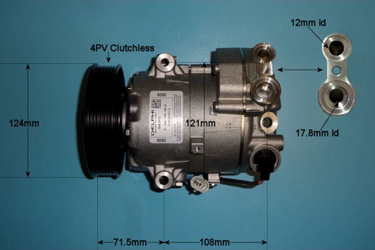 Aircon Compressor Genuine OE DELPHI/HARRISON – AutoAir 14-1015