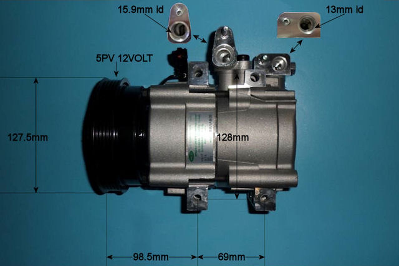 Aircon Compressor Genuine OE HALLA – AutoAir 14-1027