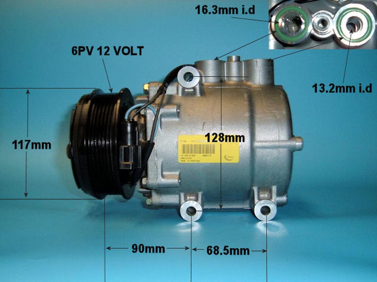Aircon Compressor Genuine OE VISTEON – AutoAir 14-1029