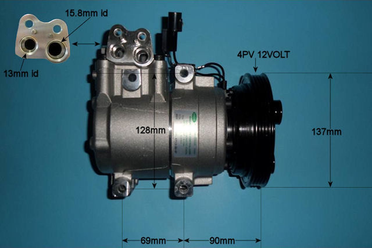 Aircon Compressor Genuine OE HALLA – AutoAir 14-1030