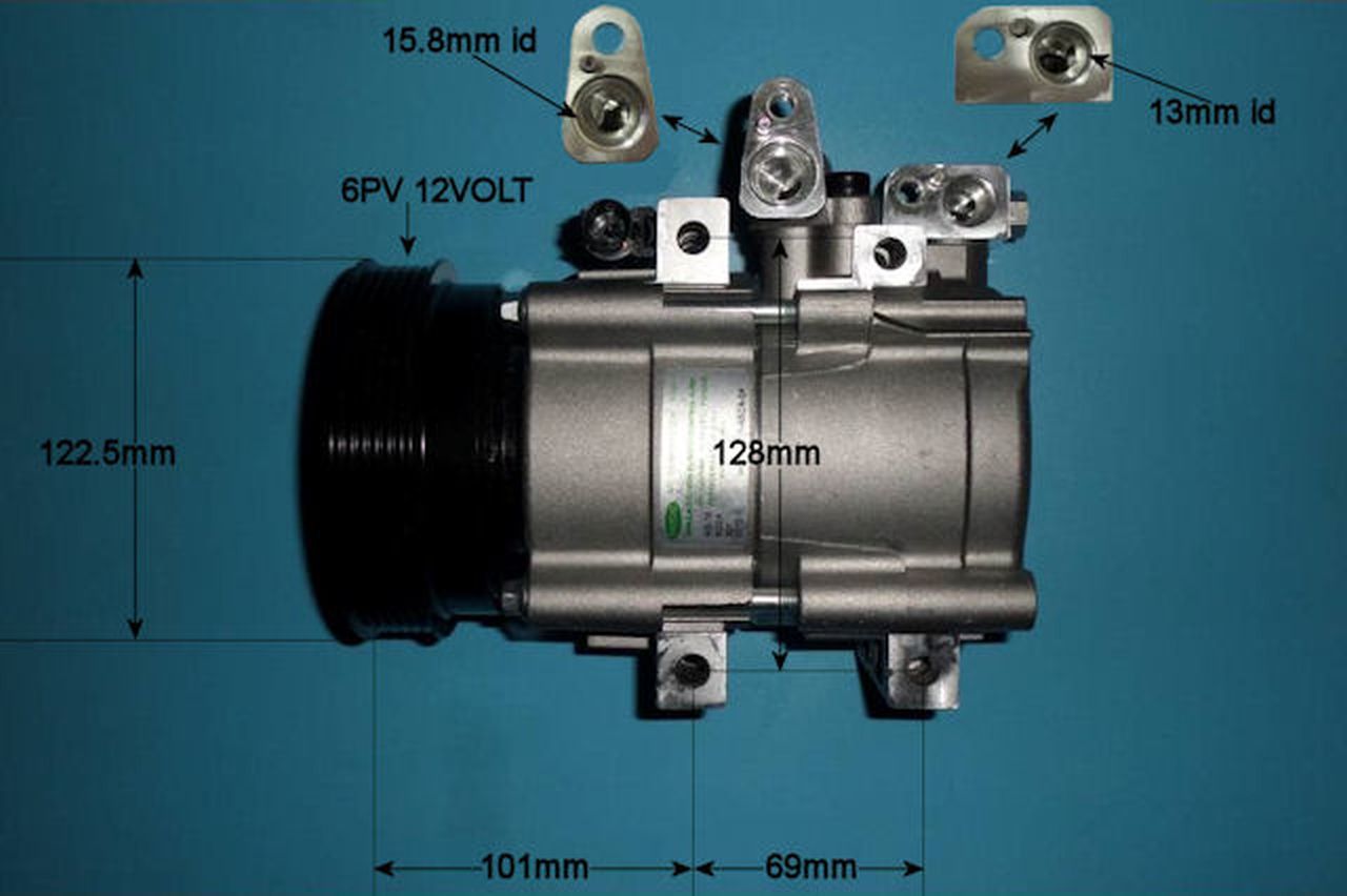 Aircon Compressor Genuine OE HALLA – AutoAir 14-1032