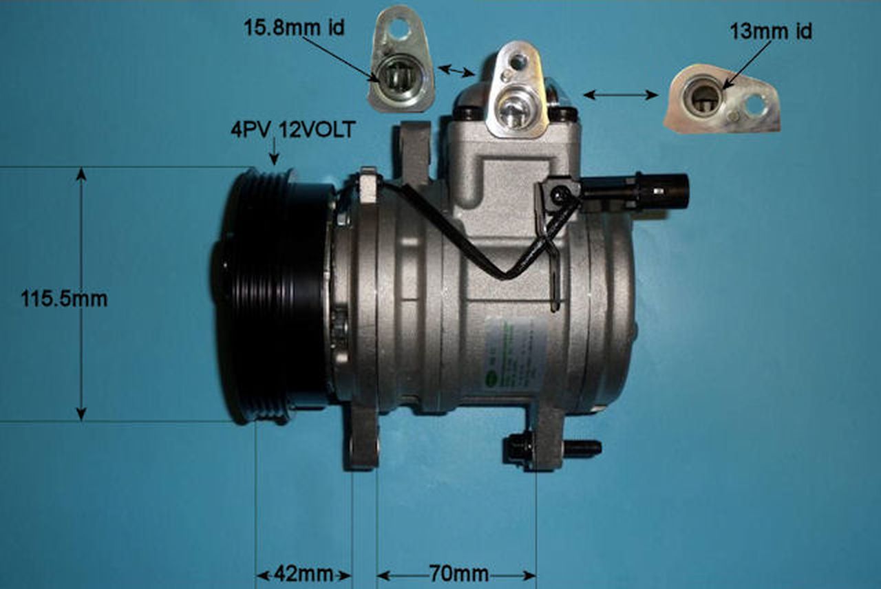 Aircon Compressor Genuine OE HALLA – AutoAir 14-1037