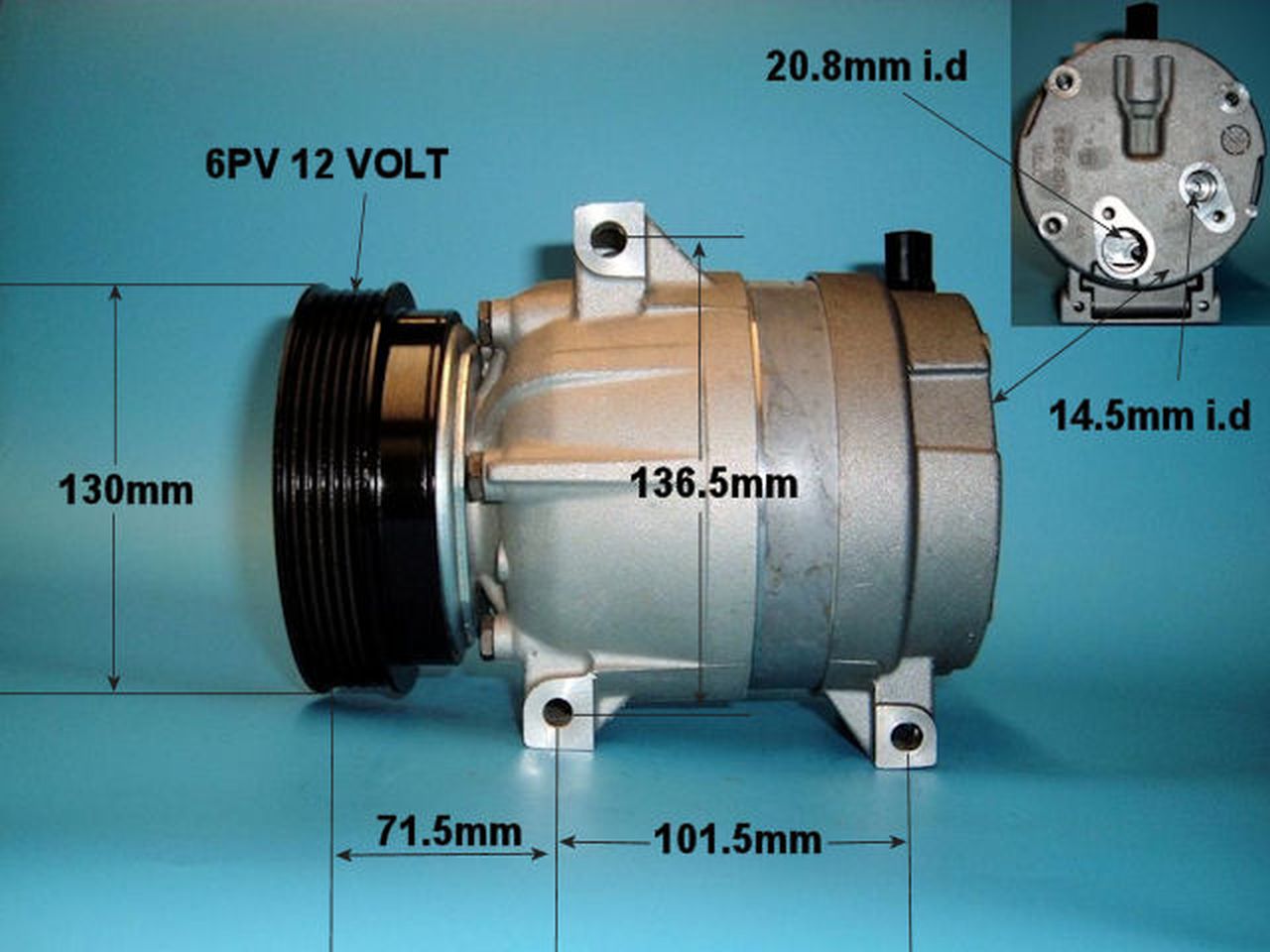 Aircon Compressor Genuine OE DELPHI/HARRISON – AutoAir 14-1038