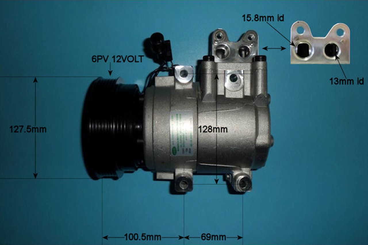 Aircon Compressor Genuine OE HALLA – AutoAir 14-1040
