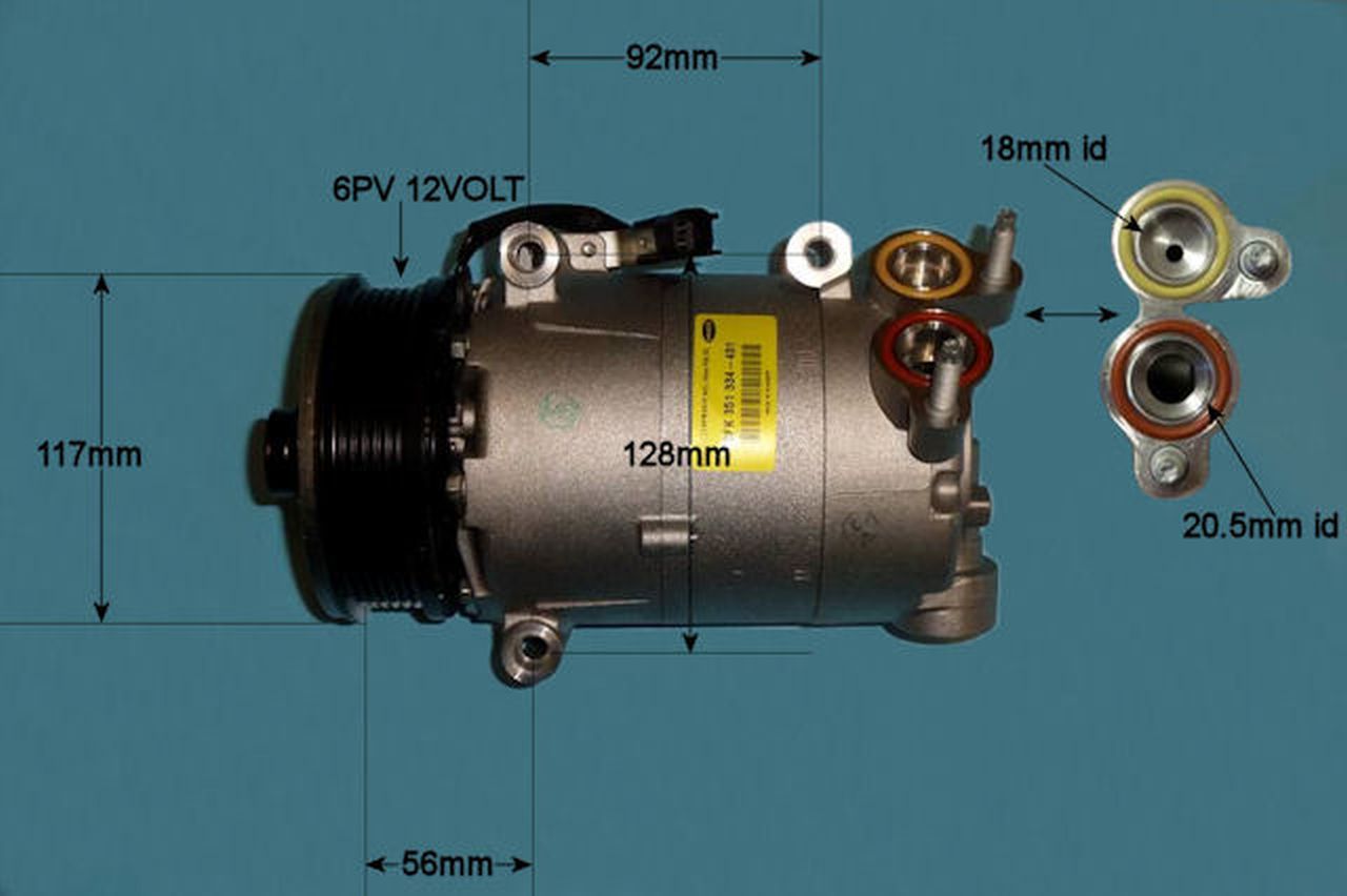 Aircon Compressor Genuine OE VISTEON – AutoAir 14-1046