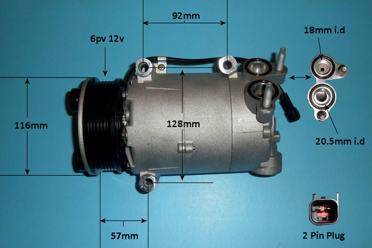 Aircon Compressor Aftermarket Quality – AutoAir 14-1046P