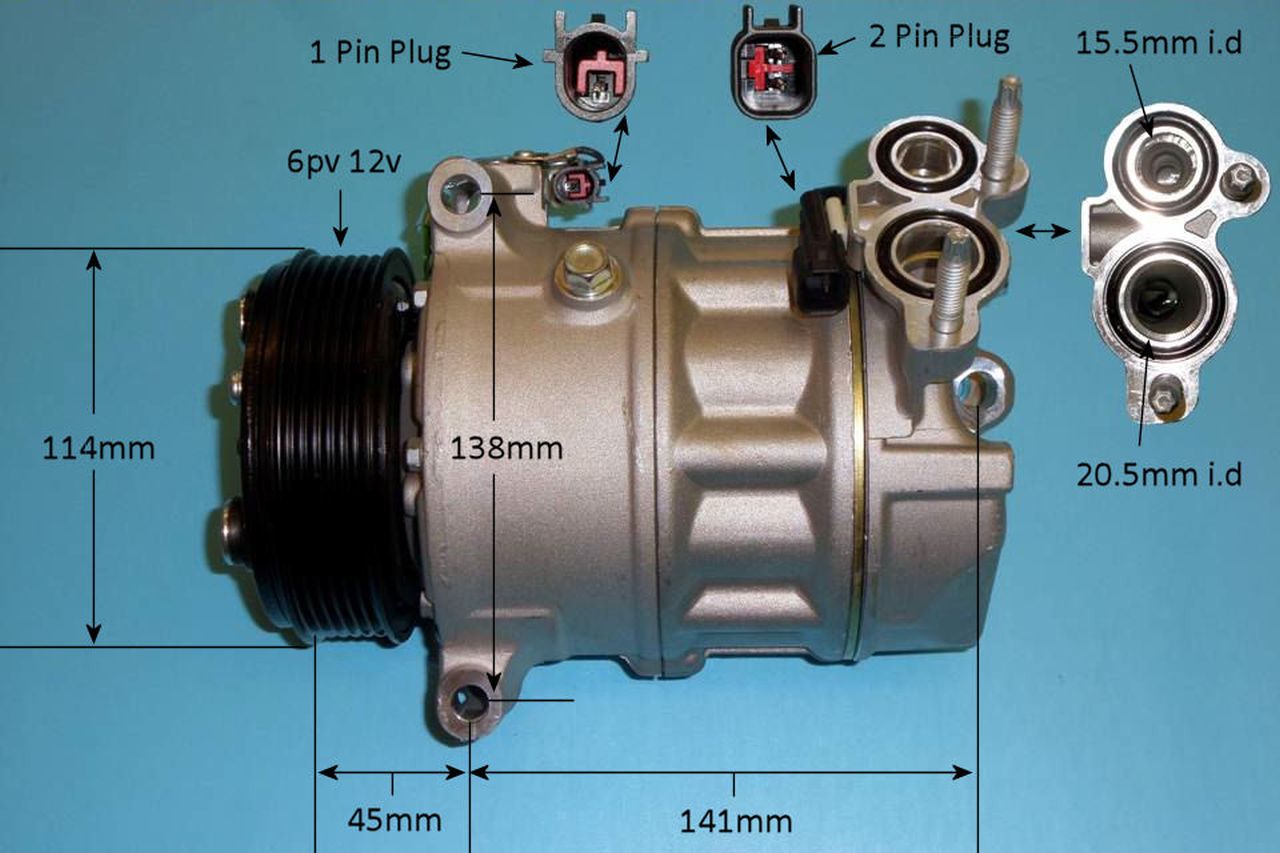 Aircon Compressor Aftermarket Quality – AutoAir 14-1050P