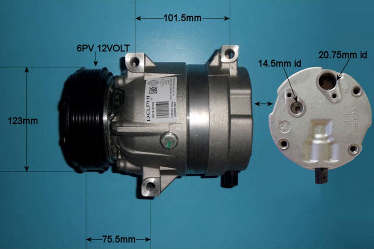 Aircon Compressor Genuine OE DELPHI/HARRISON – AutoAir 14-1101
