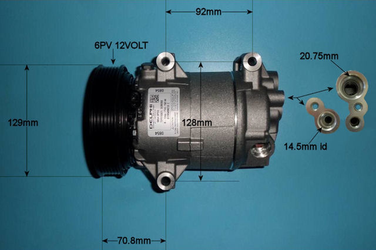 Aircon Compressor Genuine OE DELPHI/HARRISON – AutoAir 14-1111