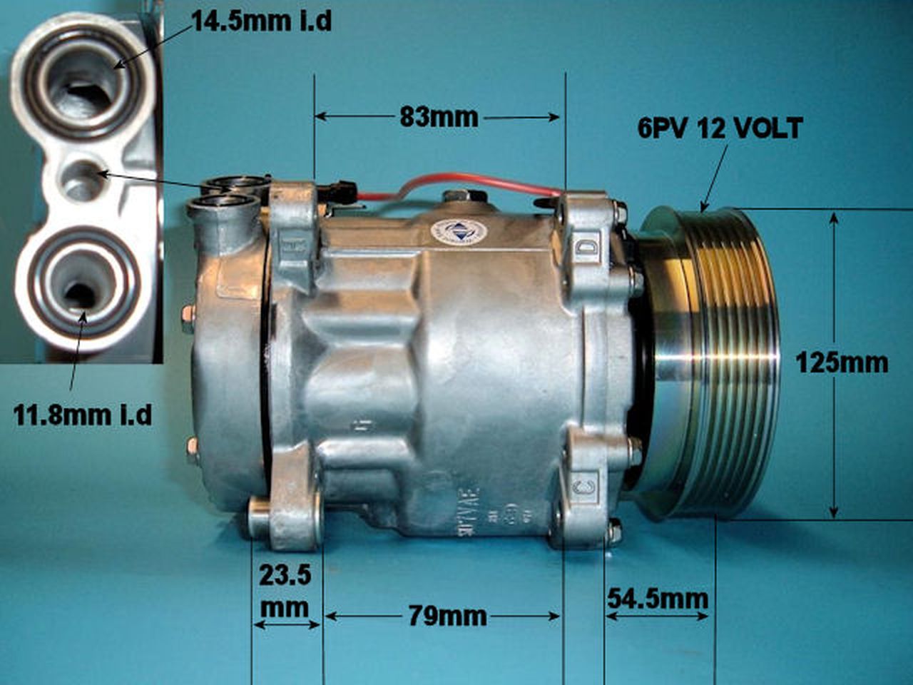 Aircon Compressor Genuine OE SANDEN – AutoAir 14-1121