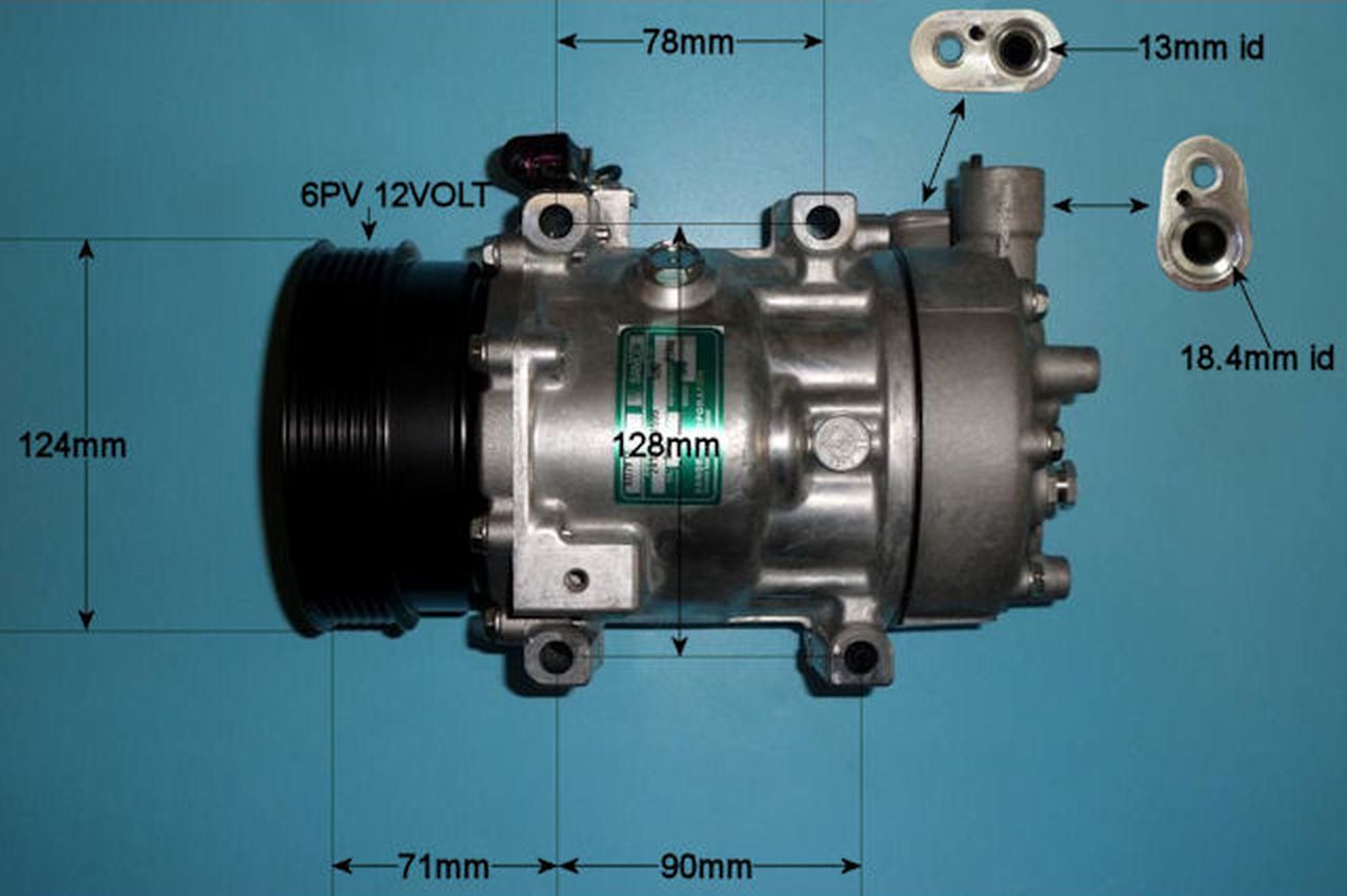 Aircon Compressor Genuine OE SANDEN – AutoAir 14-1137