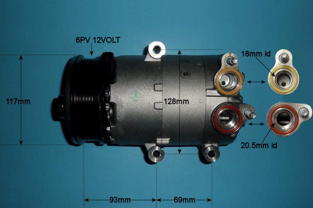 Aircon Compressor Genuine OE VISTEON – AutoAir 14-1138