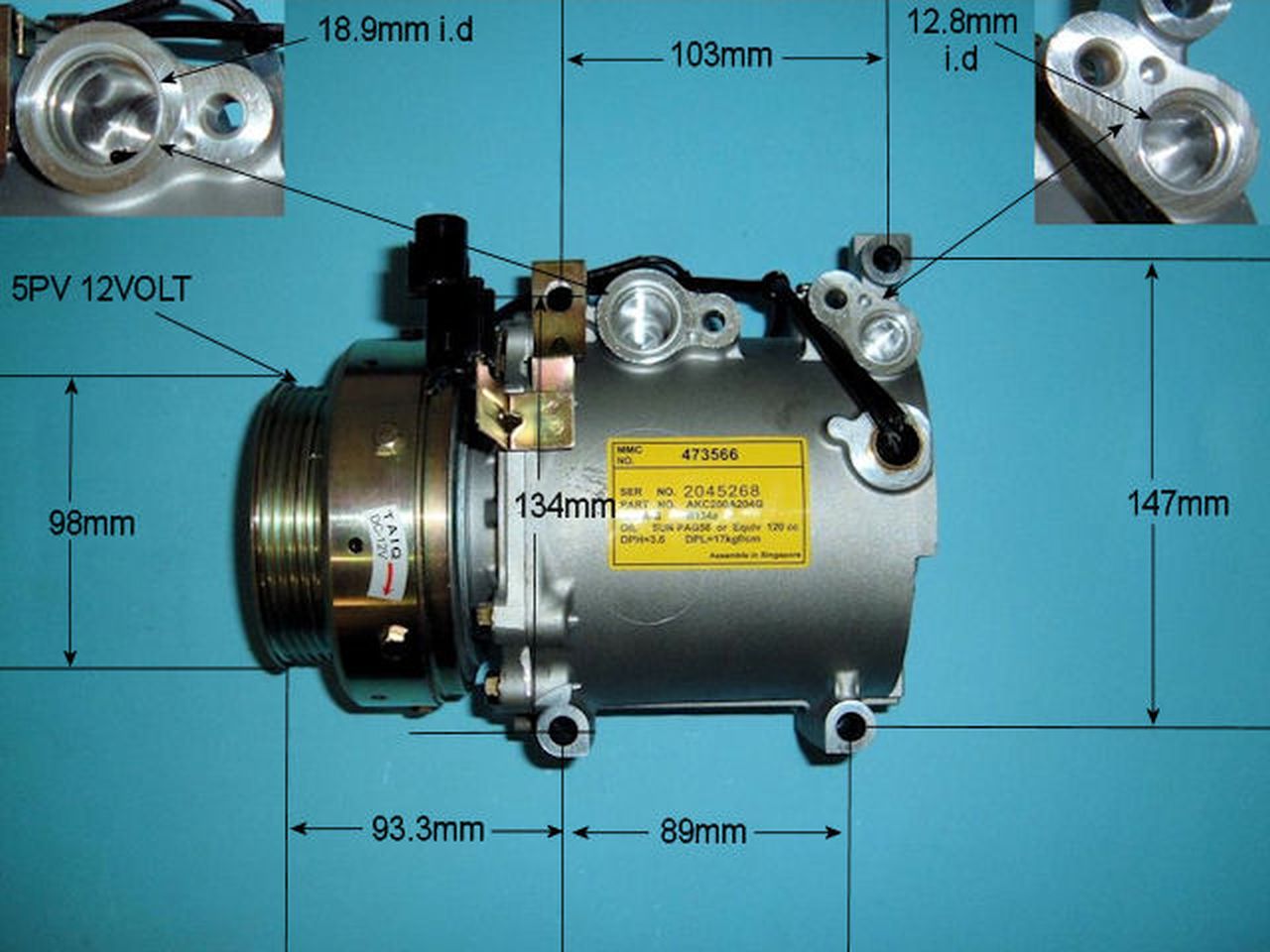 Aircon Compressor Aftermarket Quality – AutoAir 14-1144