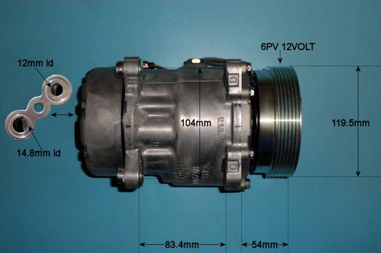 Aircon Compressor Genuine OE SANDEN – AutoAir 14-1164