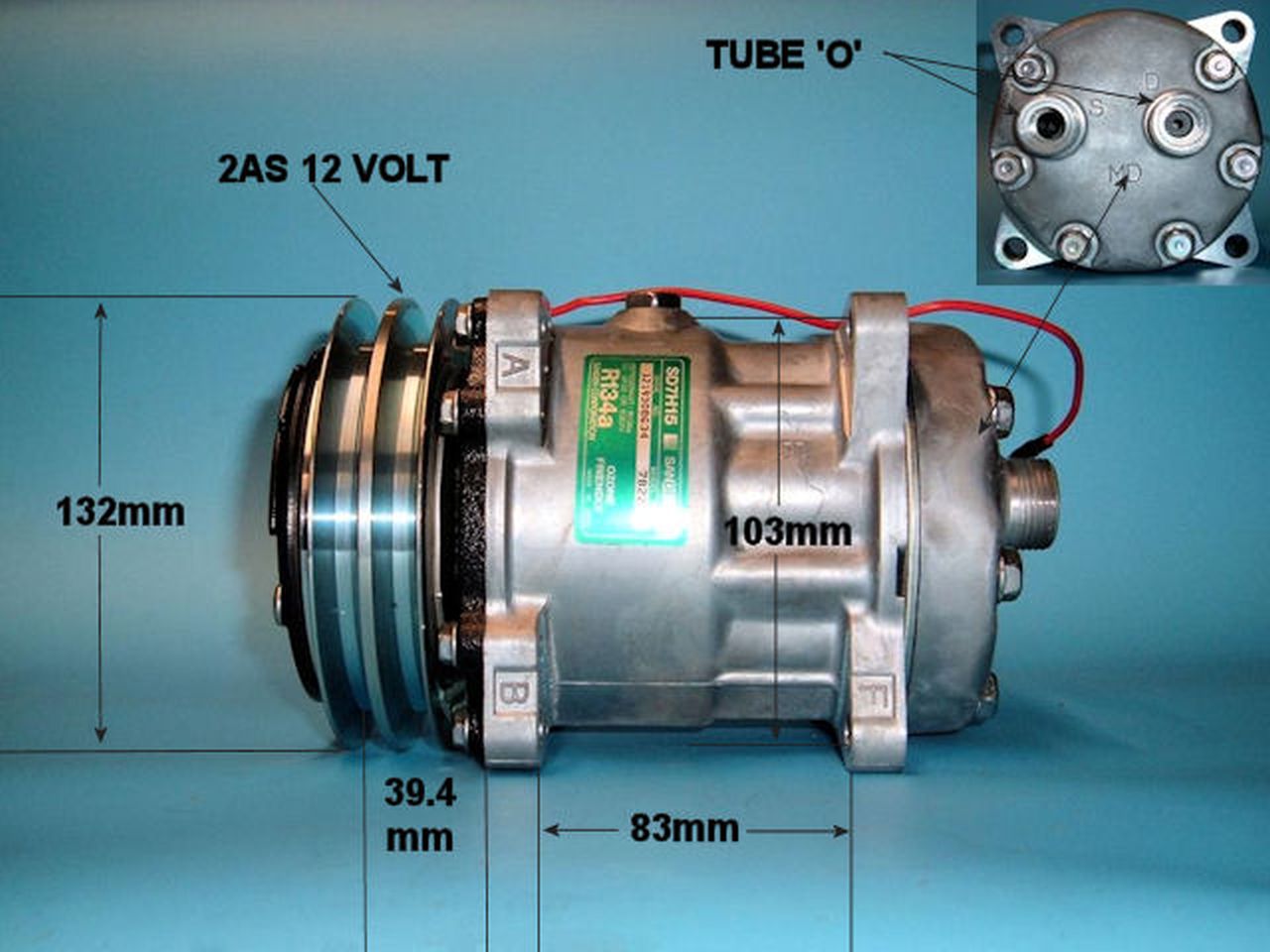Aircon Compressor Genuine OE SANDEN – AutoAir 14-1188