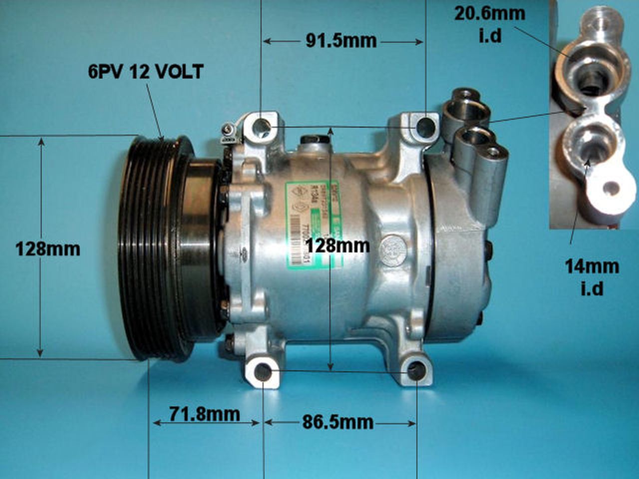 Aircon Compressor Genuine OE – AutoAir 14-1202