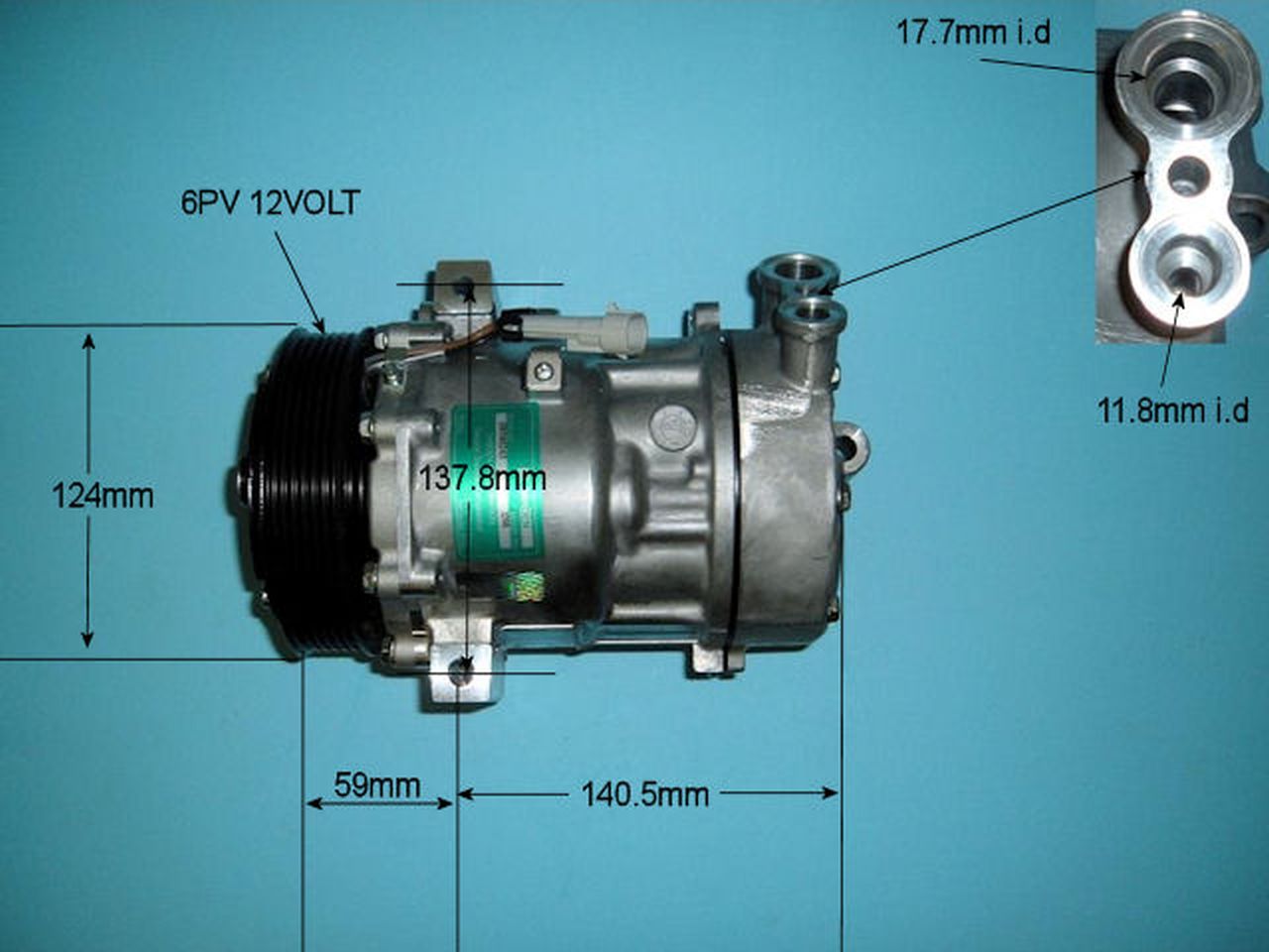 Aircon Compressor Genuine OE SANDEN – AutoAir 14-1215
