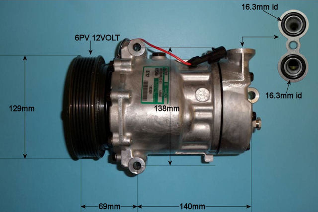Aircon Compressor Genuine OE – AutoAir 14-1229