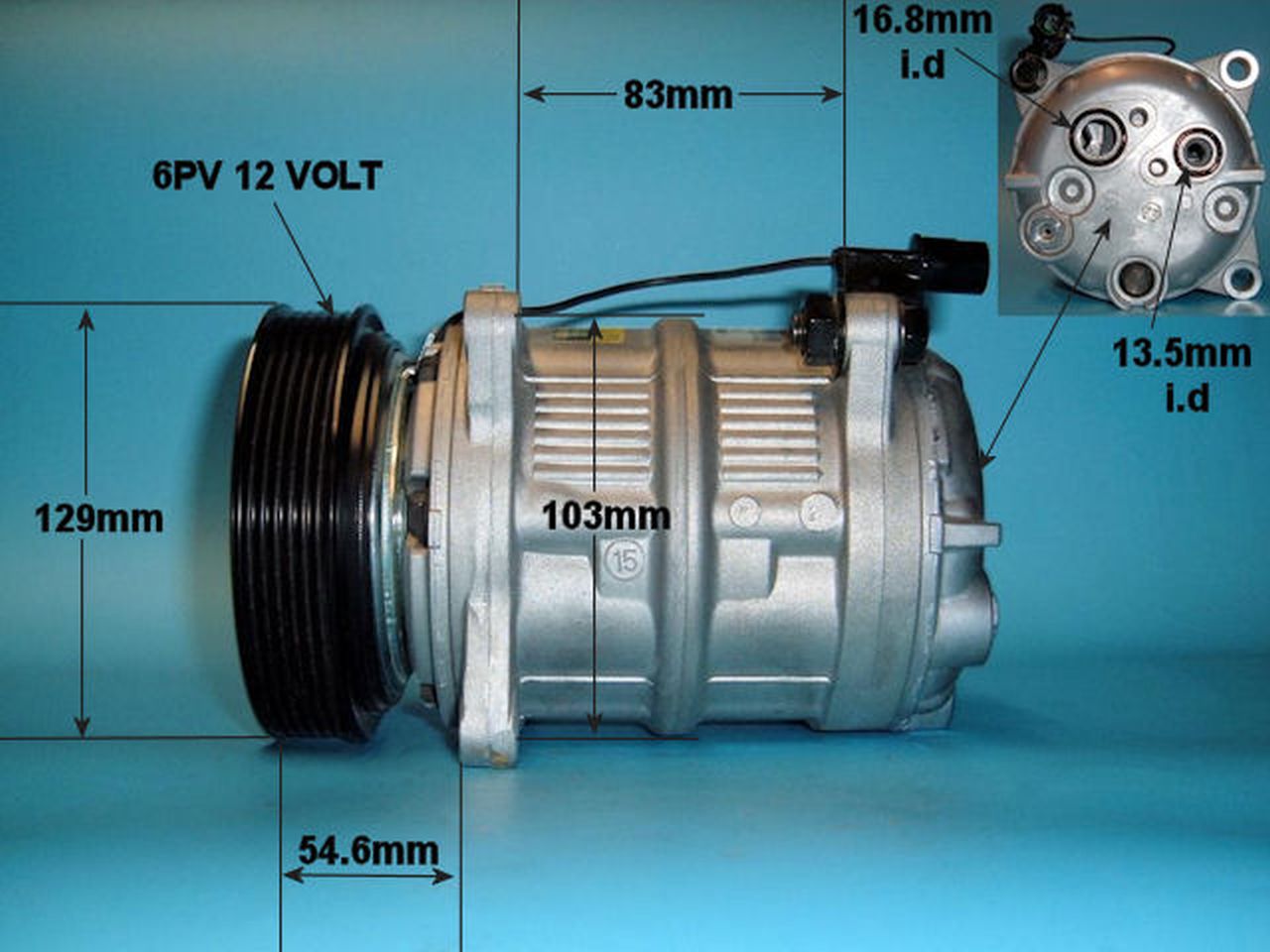 Aircon Compressor Genuine OE ZEXEL – AutoAir 14-1237