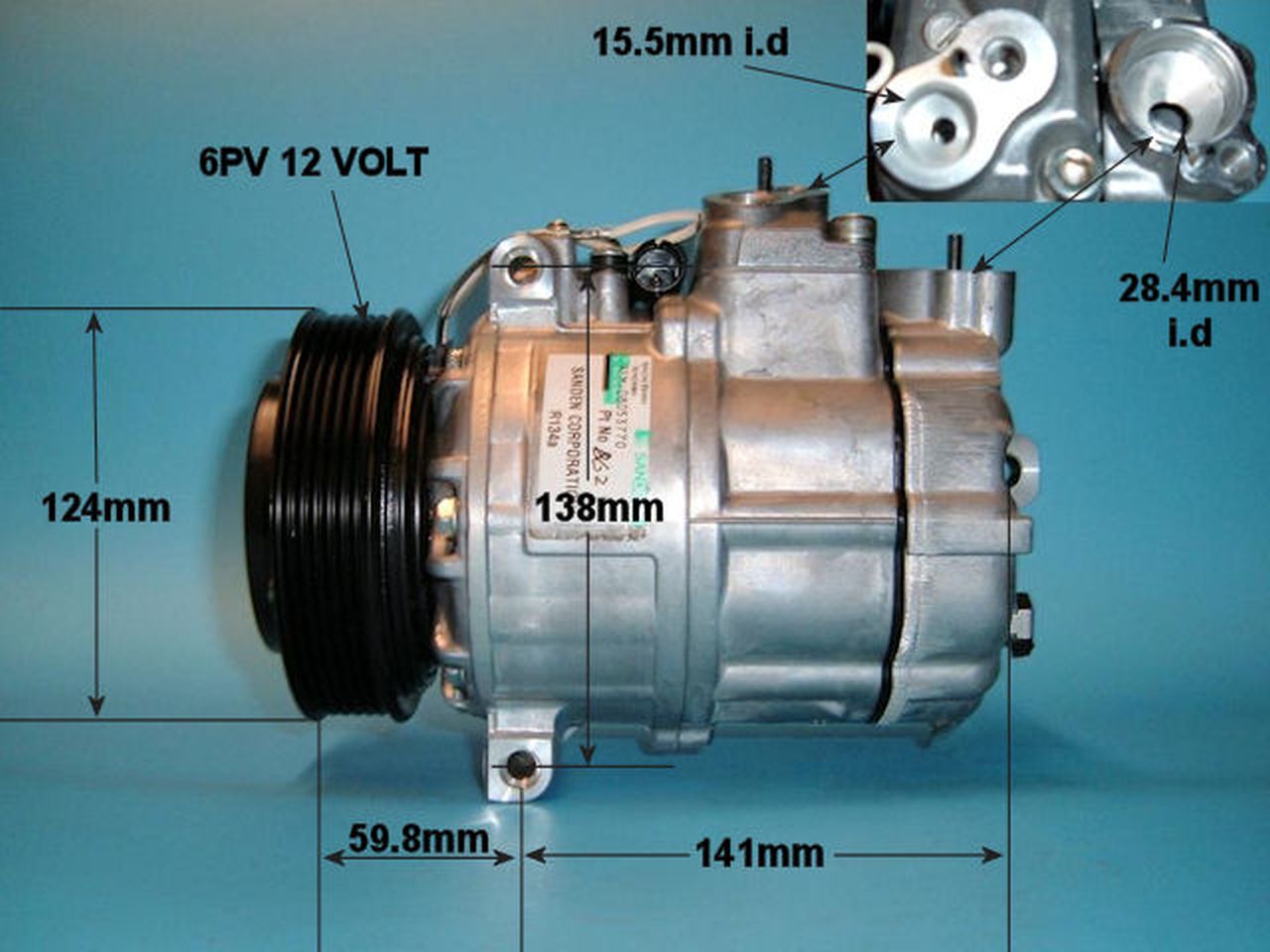 Aircon Compressor Genuine OE DENSO – AutoAir 14-1238