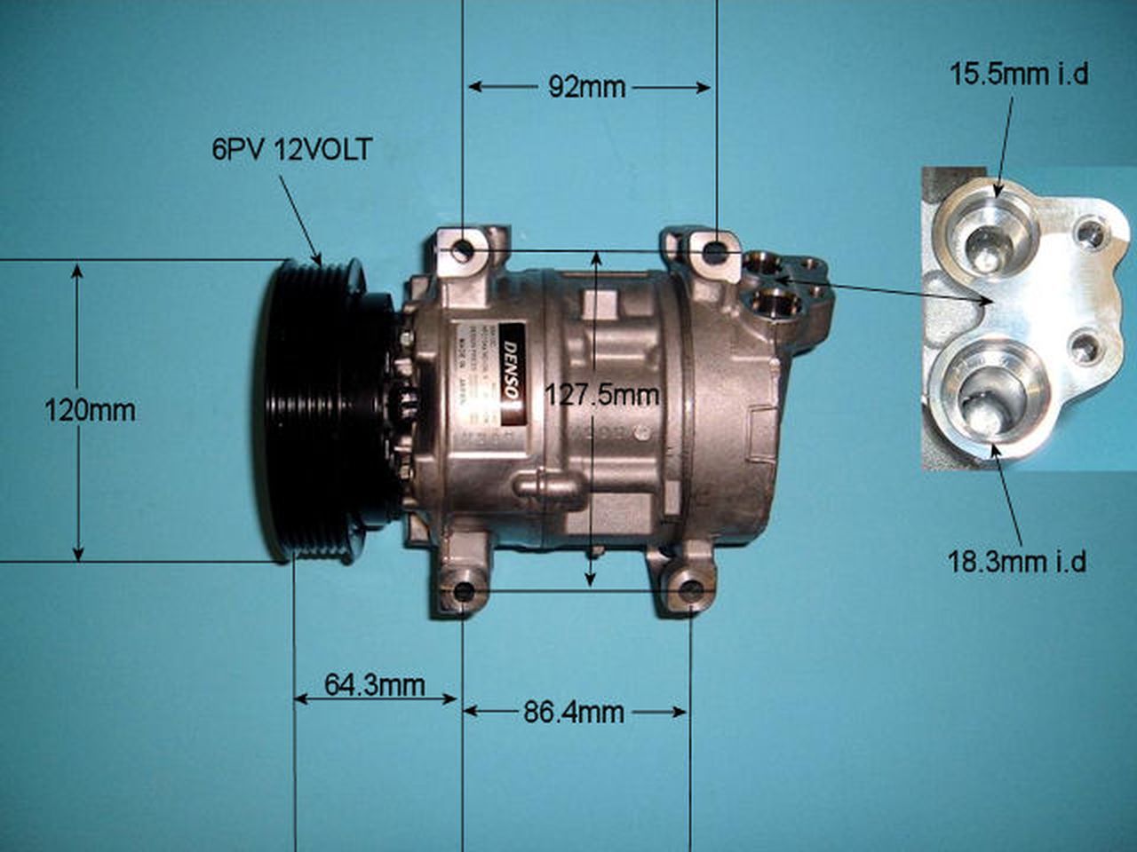 Aircon Compressor Genuine OE DENSO – AutoAir 14-1240