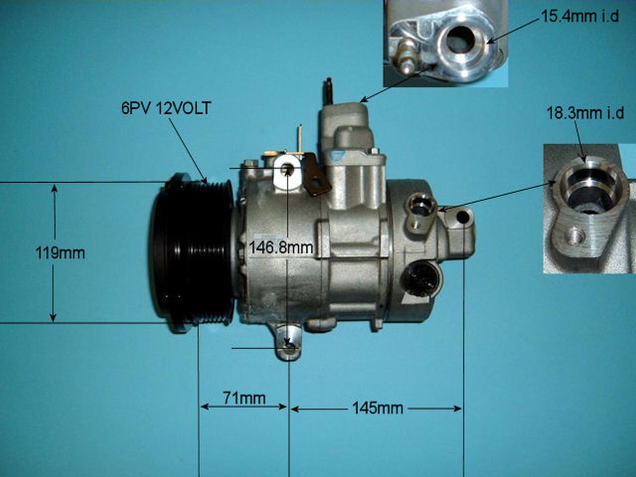 Aircon Compressor Genuine OE DENSO – AutoAir 14-1243