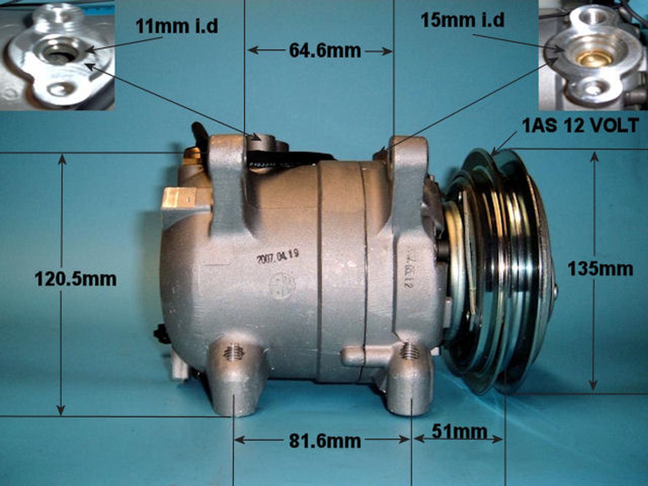 Aircon Compressor Genuine OE – AutoAir 14-1250