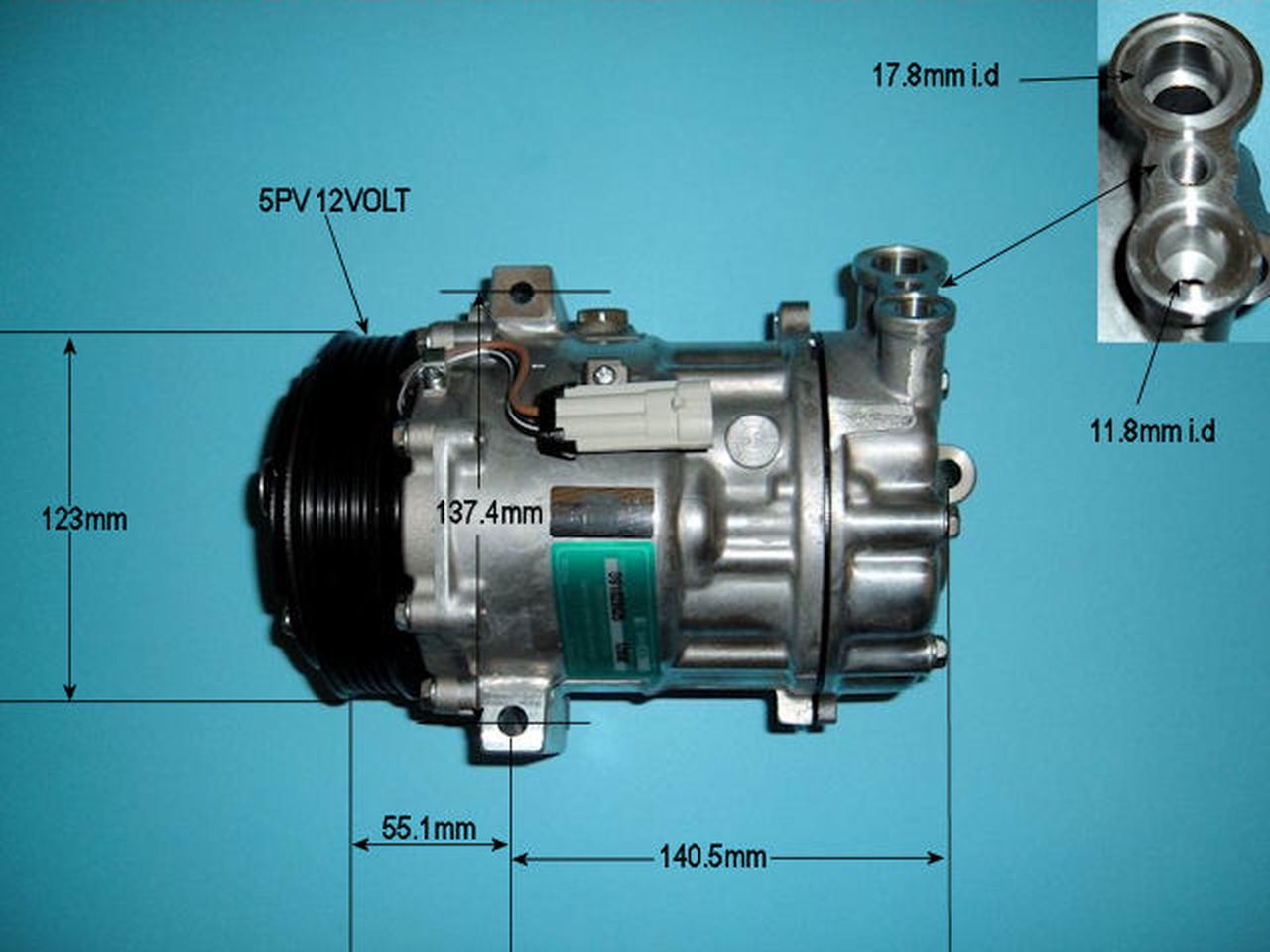 Aircon Compressor Genuine OE SANDEN – AutoAir 14-1269