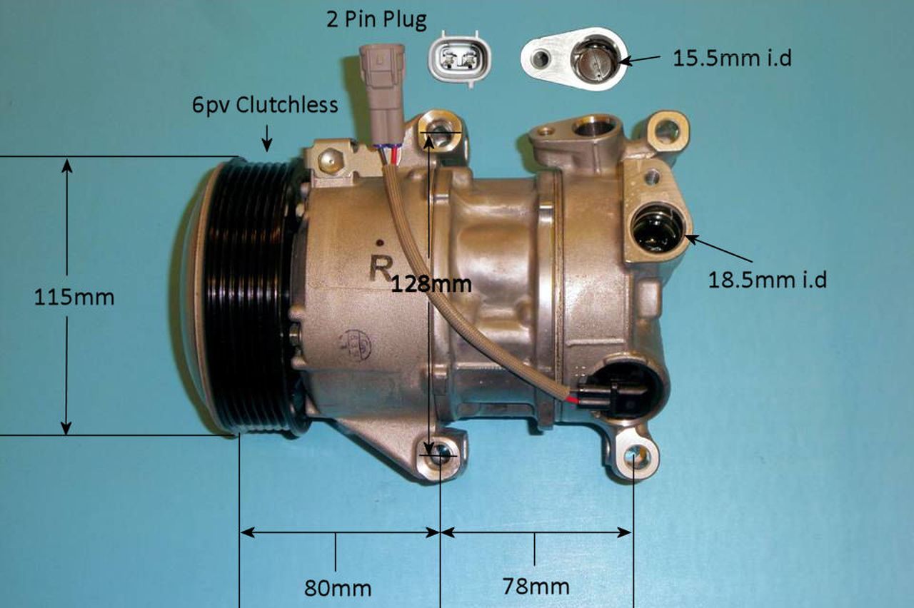 Aircon Compressor Genuine OE DENSO – AutoAir 14-1284