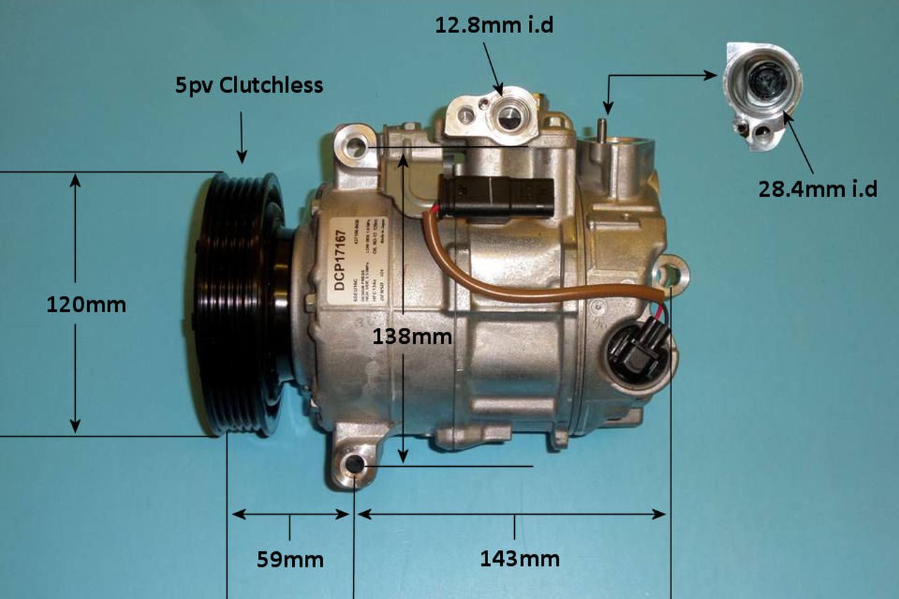 Aircon Compressor Genuine OE DENSO – AutoAir 14-1285