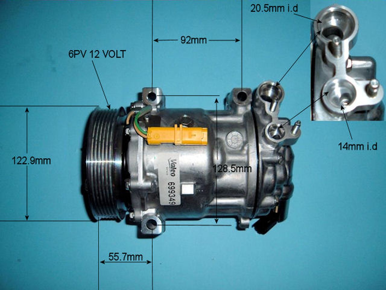 Aircon Compressor Genuine OE SANDEN – AutoAir 14-1304