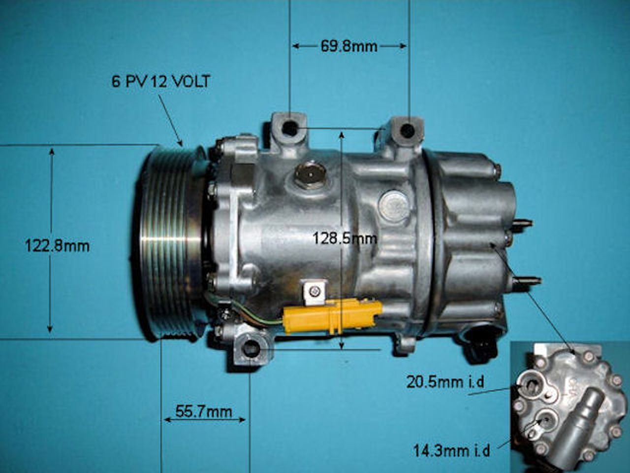 Aircon Compressor Genuine OE SANDEN – AutoAir 14-1308