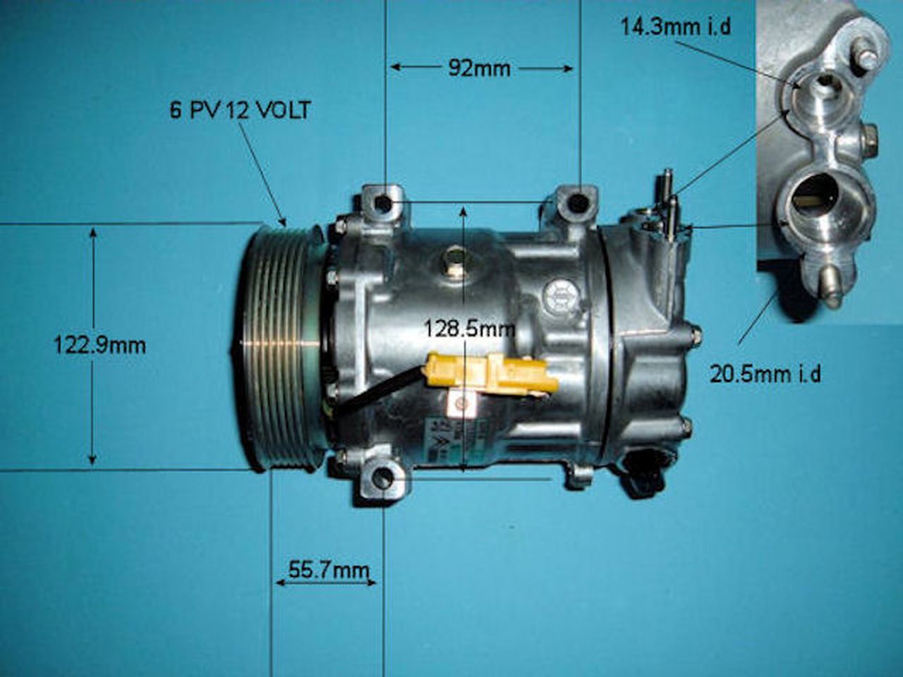 Aircon Compressor Genuine OE SANDEN – AutoAir 14-1309