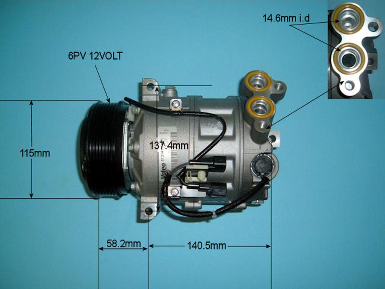 Aircon Compressor Genuine OE ZEXEL – AutoAir 14-1313