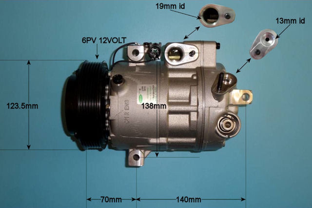 Aircon Compressor Genuine OE HALLA – AutoAir 14-1413