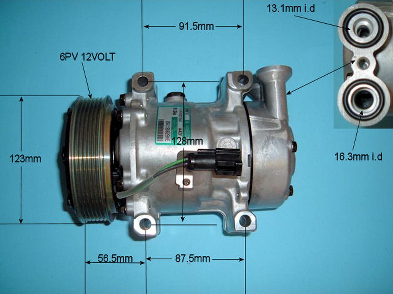 Aircon Compressor Genuine OE SANDEN – AutoAir 14-1442