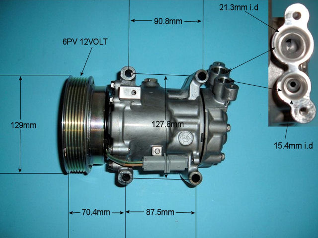 Aircon Compressor Genuine OE SANDEN – AutoAir 14-1452