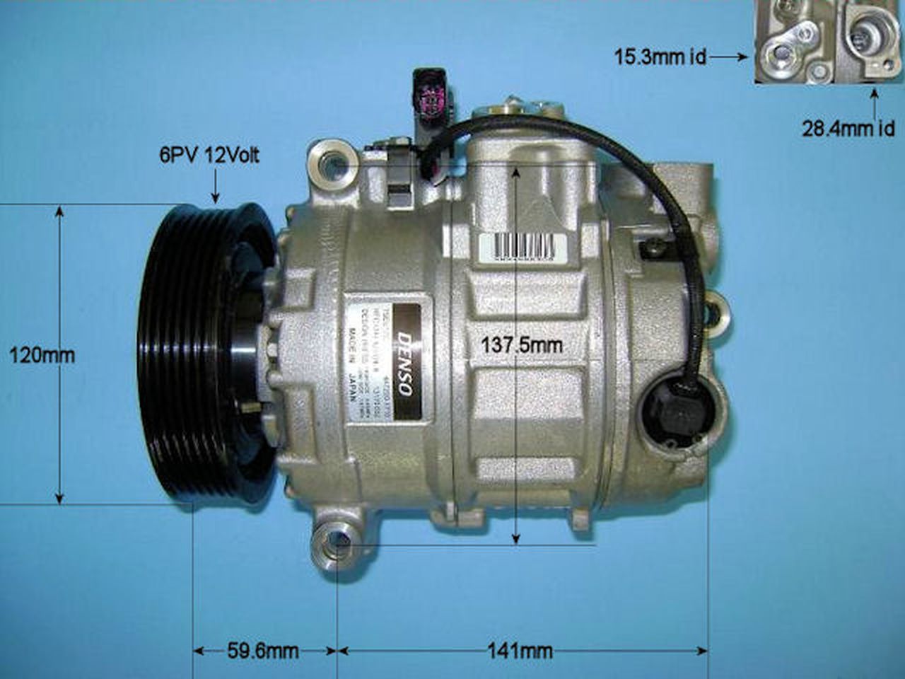 Aircon Compressor Genuine OE DENSO – AutoAir 14-1456