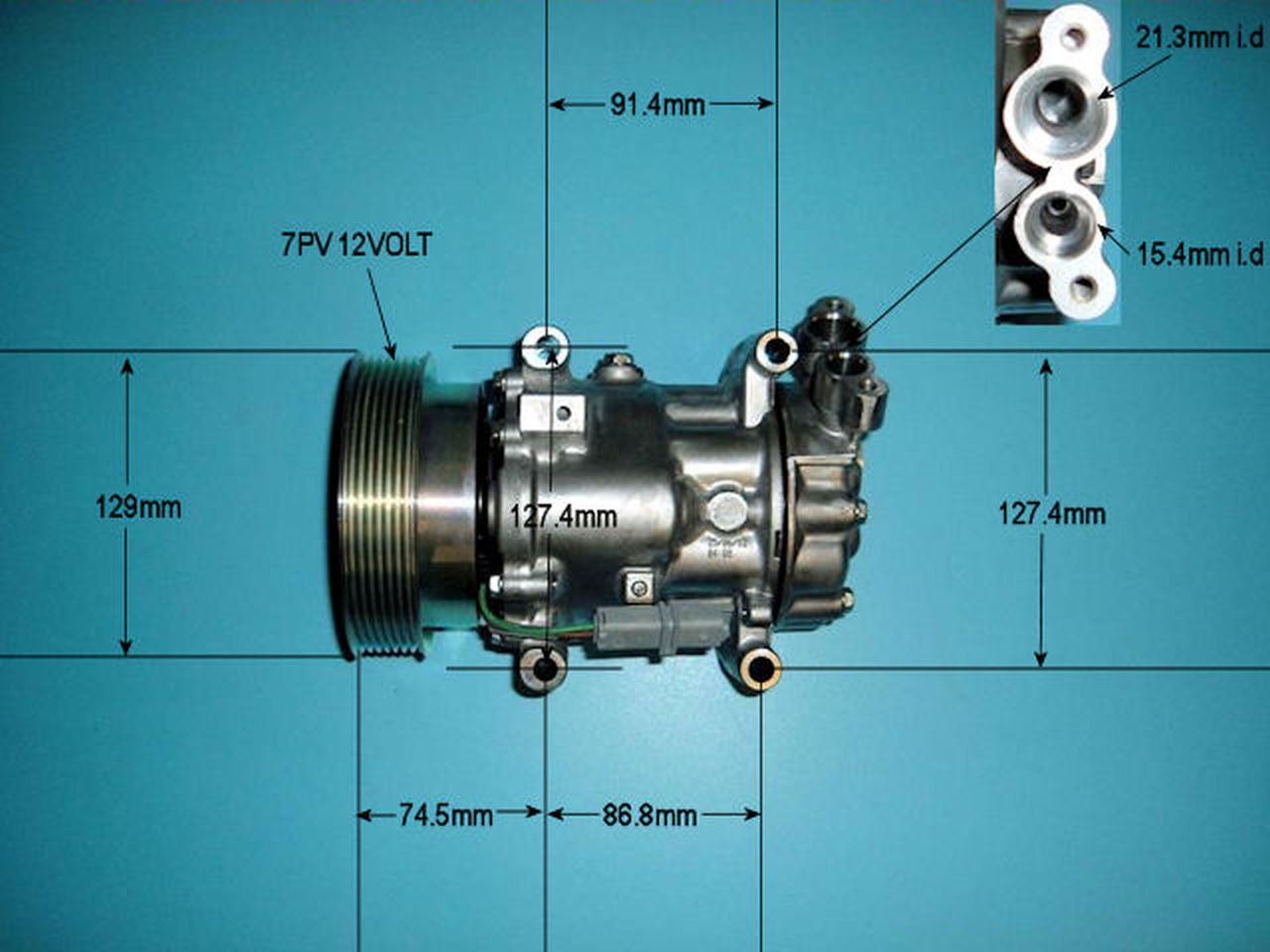 Aircon Compressor Genuine OE SANDEN – AutoAir 14-1461