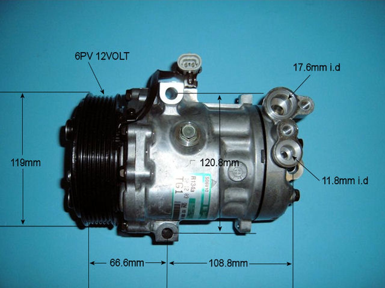 Aircon Compressor Genuine OE SANDEN – AutoAir 14-1512
