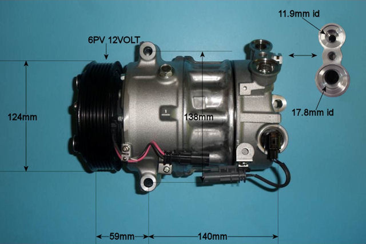 Aircon Compressor Genuine OE – AutoAir 14-1608