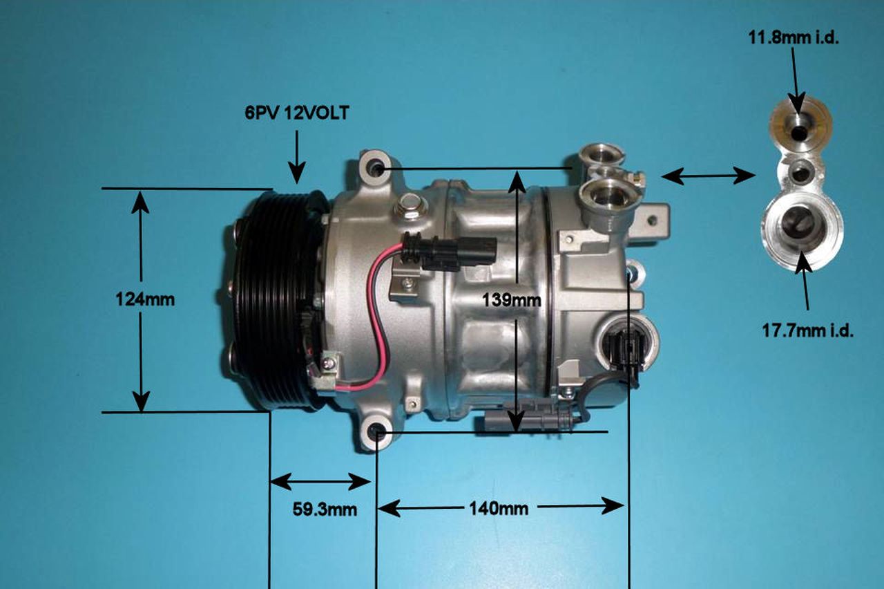 Aircon Compressor Genuine OE SANDEN – AutoAir 14-1662