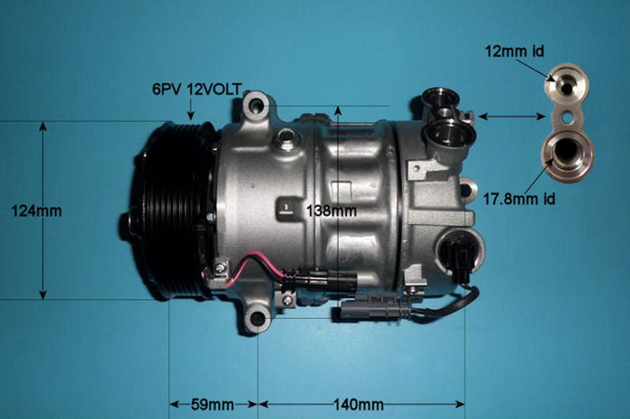 Aircon Compressor Genuine OE SANDEN – AutoAir 14-1664