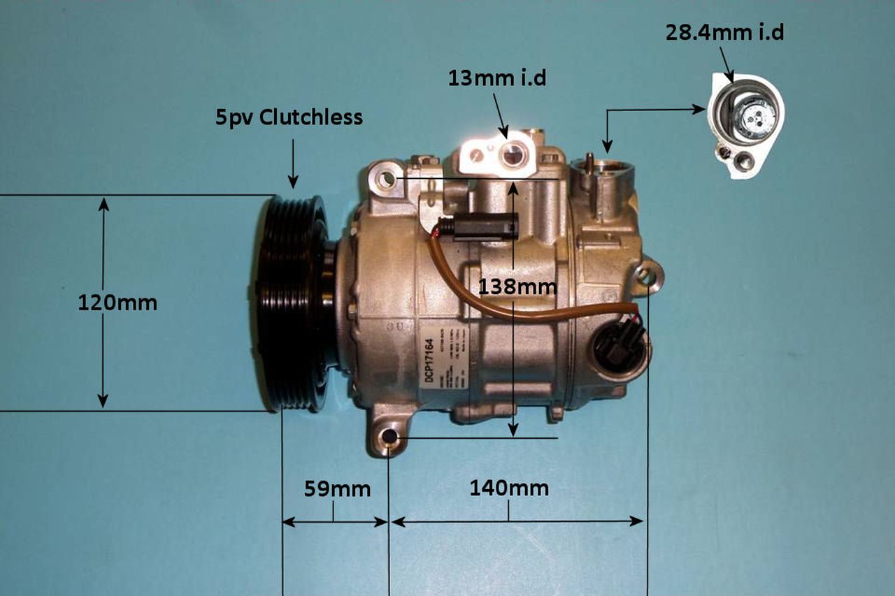Aircon Compressor Genuine OE DENSO – AutoAir 14-1764