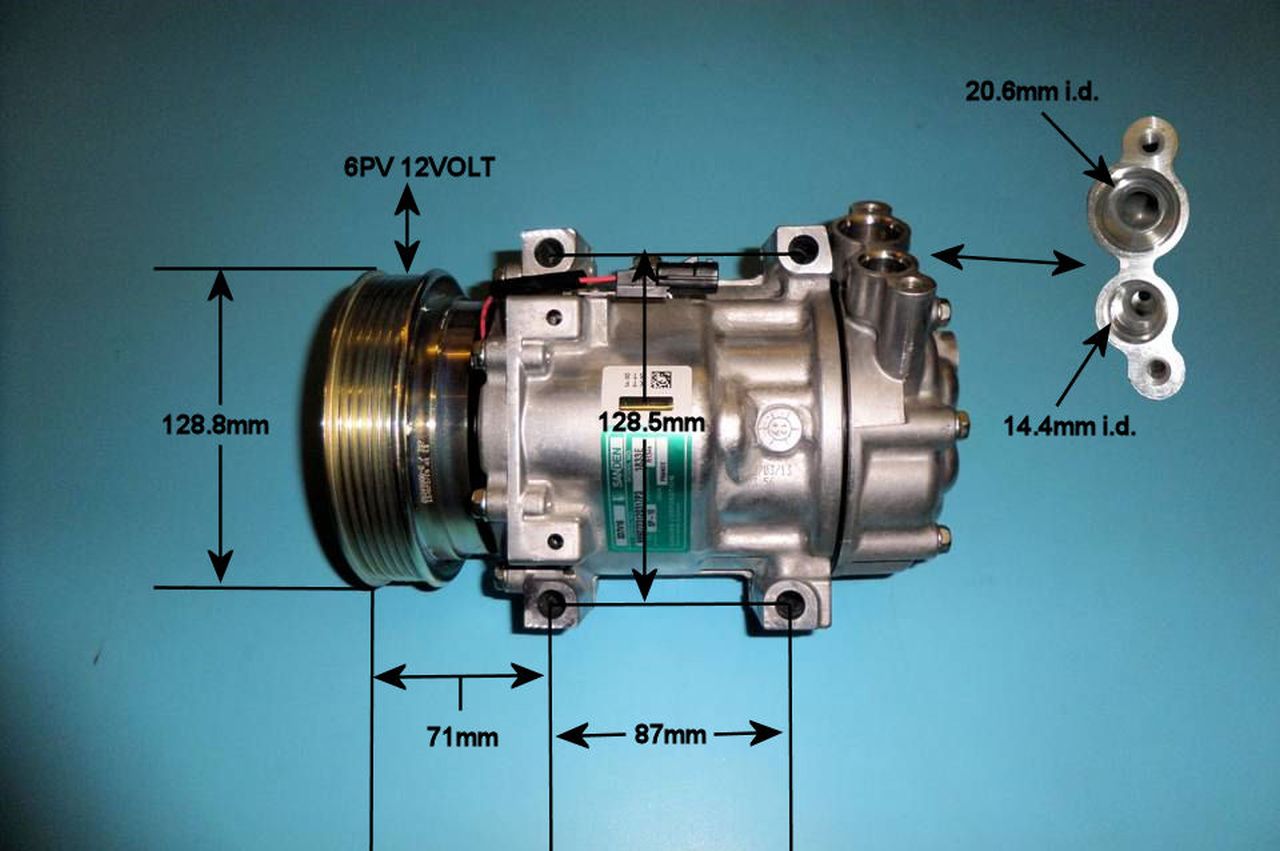 Aircon Compressor Genuine OE SANDEN – AutoAir 14-1833