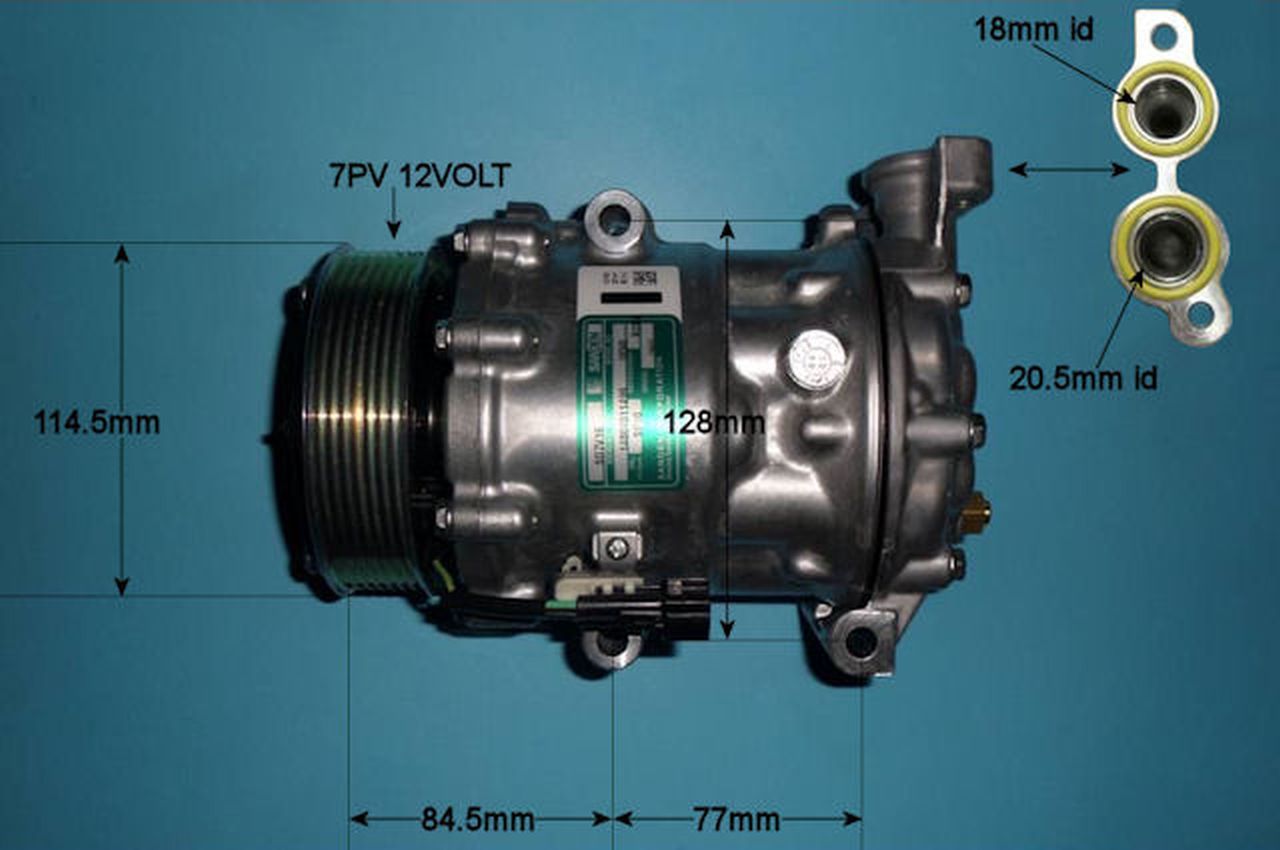 Aircon Compressor Genuine OE SANDEN – AutoAir 14-1834