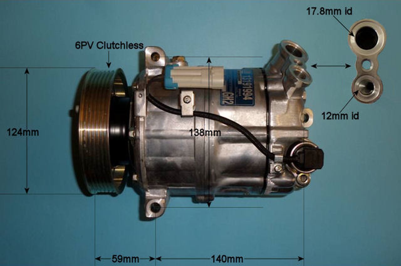 Aircon Compressor Genuine OE SANDEN – AutoAir 14-2058