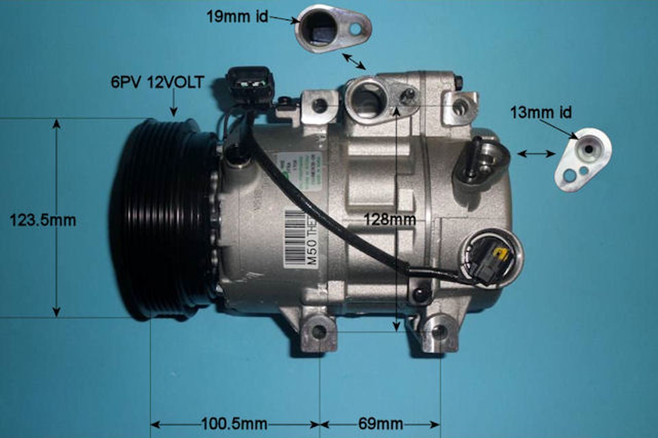 Aircon Compressor Genuine OE HALLA – AutoAir 14-2060