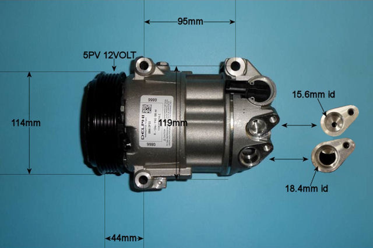 Aircon Compressor Genuine OE DELPHI/HARRISON – AutoAir 14-2069