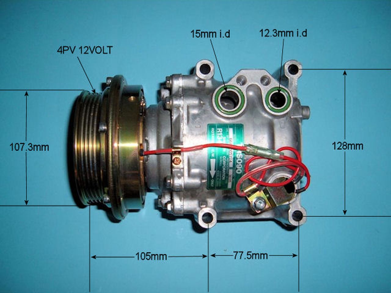 Aircon Compressor Genuine OE SANDEN – AutoAir 14-3035